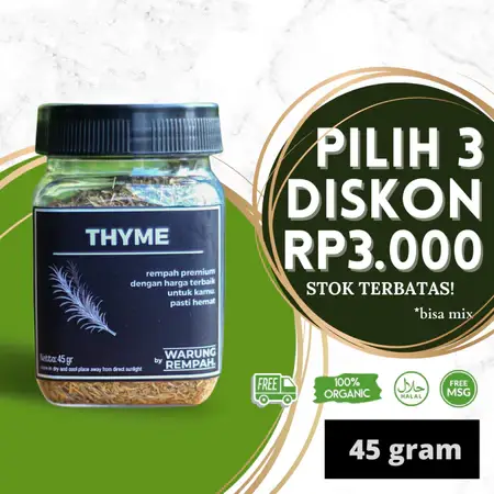 Daun Thyme Timi Premium 100%