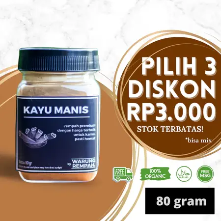 Kayu Manis Bubuk Fresh & Alami