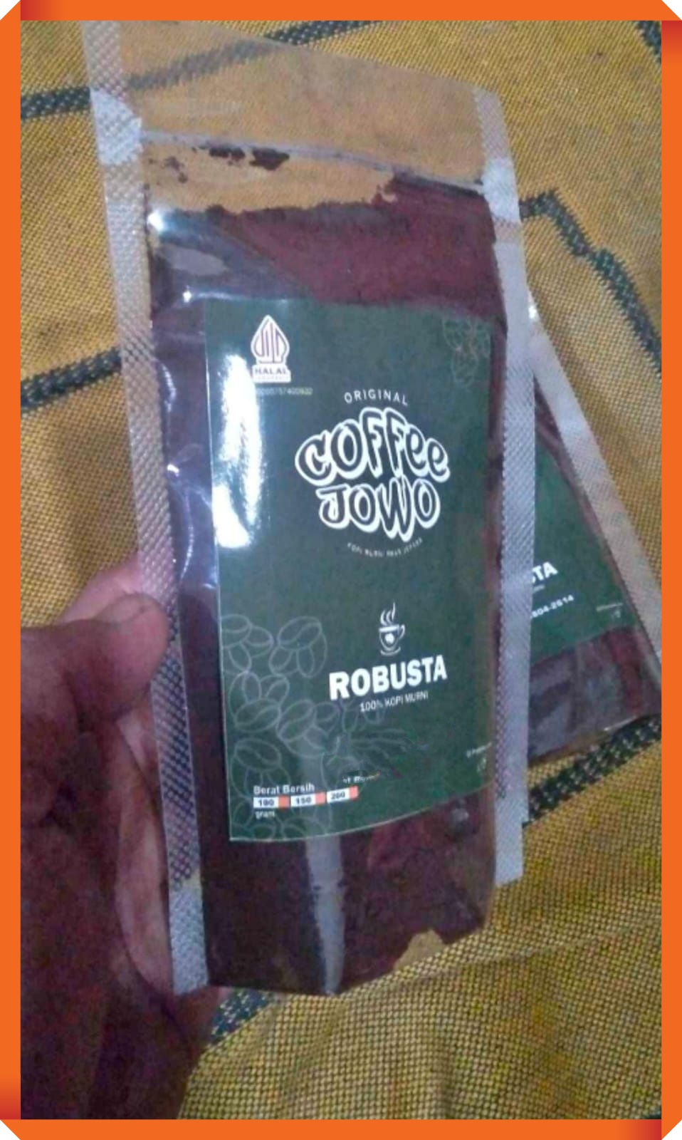 ROBUSTA : Kopi Jowo Asli 100 gr Kopi Tradisional Jawa dengan Rasa Pekat dan Autentik